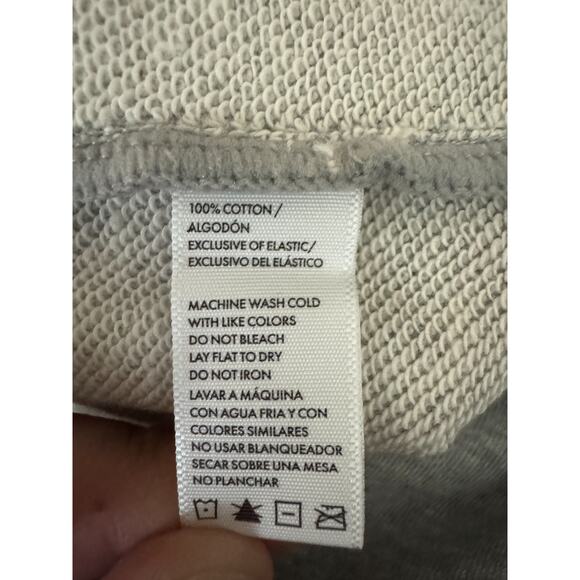 RM Rebecca Minkoff XL Grey Cotton Sweatpants Drawstring Ribbed Cuffs NWT - Picture 8 of 10